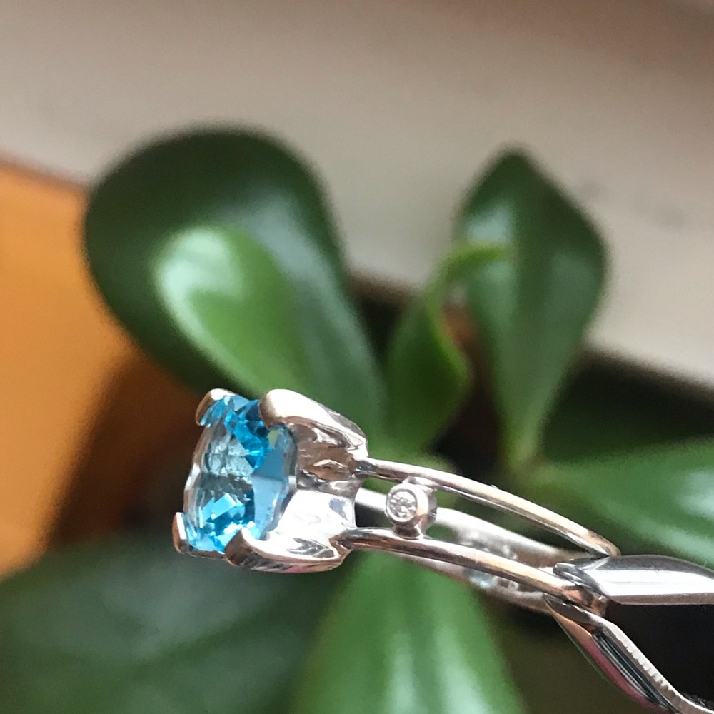 BLUE TOPAZ RING 💍 - Picture 7 of 8